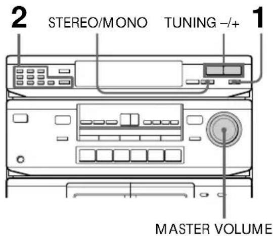 SONY HST471 - — Accord sur les stations préréglées - 1