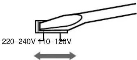 SONY HST471 - Set VOLTAGE SELECTOR to the position of your local power line voltage (except for European and Australian models). - 1