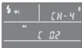 SONY HVLF43M - C02 To change the channel setting of the wireless flash - 4