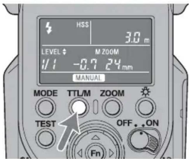 SONY HVLF43M - Press the TTL/M button to display anTuL LCD panel. - 2