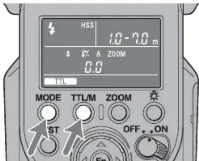 SONY HVLF43M - Reset to the default settings - 1