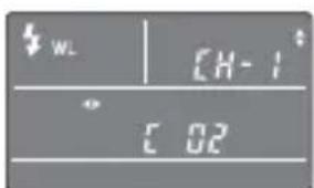 SONY HVLF43M - C02 To change the channel setting of the wireless flash - 1