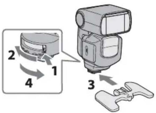 SONY HVLF43M - Fixation et démontage du mini-support - 1
