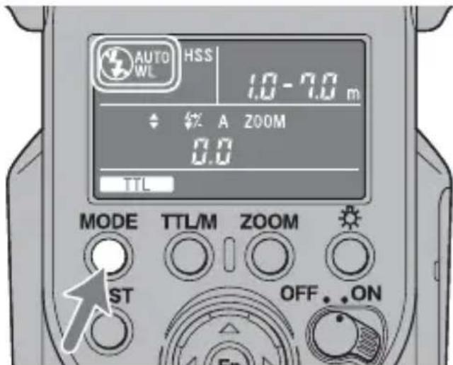 SONY HVLF43M - Appuyer sur la touche MODE. - 3
