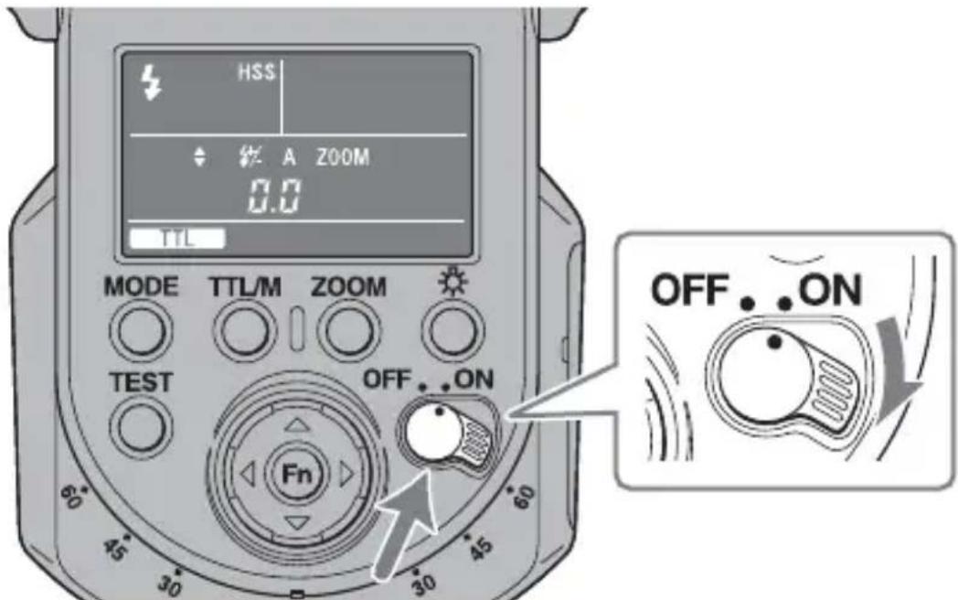 SONY HVLF43M - Set the POWER switch to ON. - 1