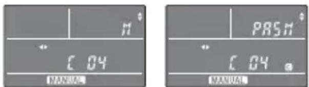 SONY HVLF43M - C04 To change the recording mode that can use the manual flash mode (M) and multiple flash mode - 1