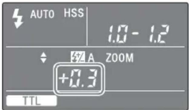 SONY HVLF43M - Correction du flash - 1