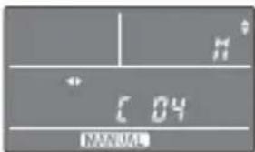 SONY HVLF43M - C04 Pour changer le mode de prise de vue pouvant utiliser le mode flash manuel (M) et le mode éclairs multiples - 1