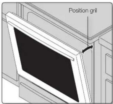 SAMSUNG NE59J3420SB - Position gril - 1