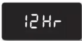 SAMSUNG NE59J3420SB - How to change between a 12-hour and 24-hour display - 1