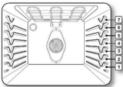 SAMSUNG NE59J3420SB - Oven rack positions - 1