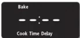 SAMSUNG NE59J3420SB - How to set the oven for delay timed cooking - 2