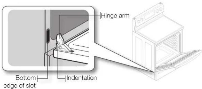 SAMSUNG NE59J3420SB - How to replace the door - 1
