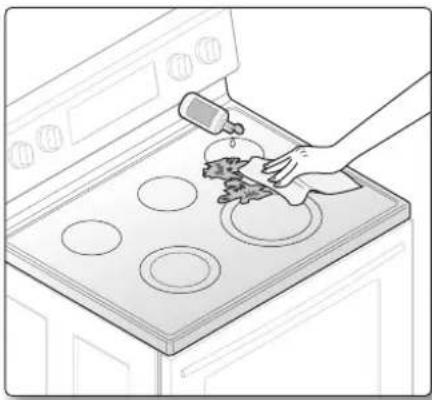 SAMSUNG NE59J3420SB - Removing burned-on residue - 1