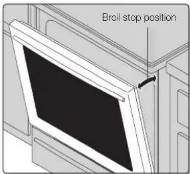 SAMSUNG NE59J3420SB - Broil stop position - 1