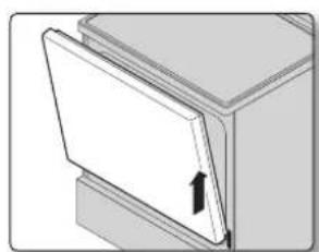 SAMSUNG NE59J3420SB - Comment retirer la porte ? - 4