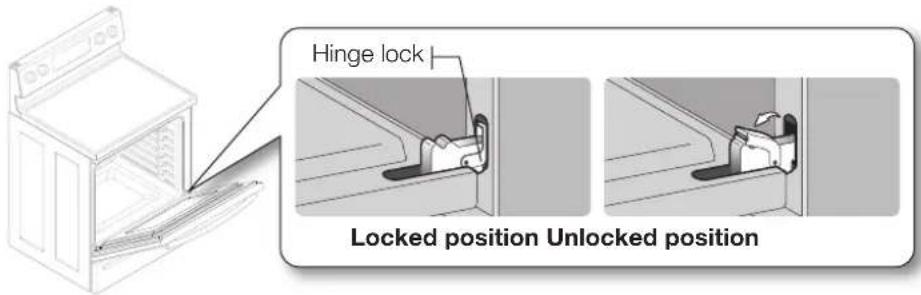 SAMSUNG NE59J3420SB - How to remove the door - 2