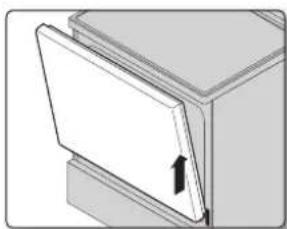 SAMSUNG NE59J3420SB - How to remove the door - 4