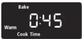 SAMSUNG NE59J3420SB - How to set the oven to activate the keep warm mode after a timed cooking - 2
