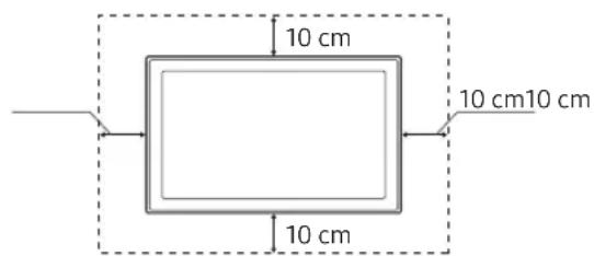 SAMSUNG UE55NU7096U - Ausreichende Belüftung Ihres Geräts - 2