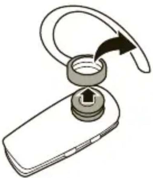 MOTOROLA H525 - uso con una almohadilla para auriculares - 1
