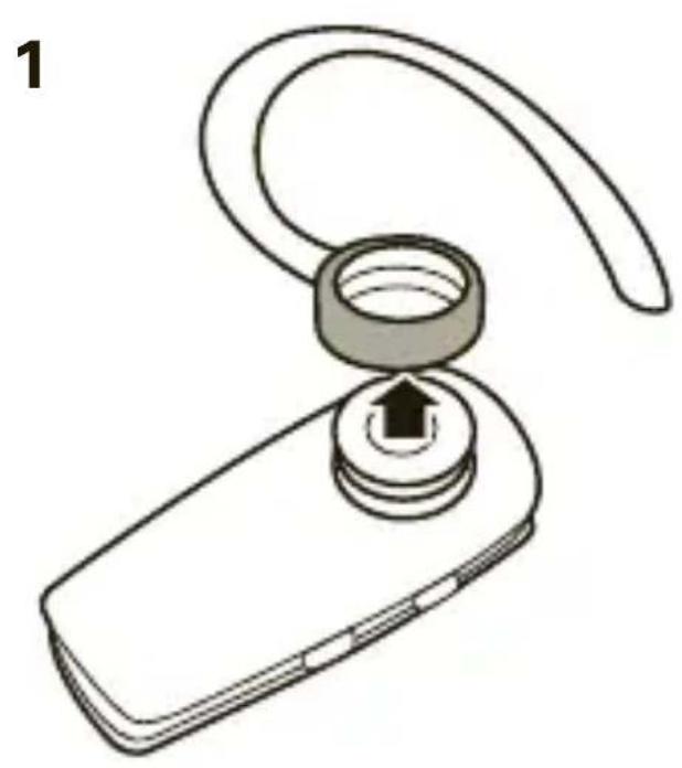 MOTOROLA H525 - wear with earhook - 1