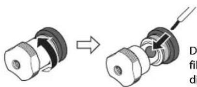 YAMAHA AS2200 - Utilizzo dei cavi dei diffusori - 2