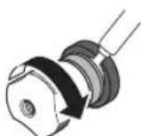 YAMAHA AS2200 - Utilizzo di cavi con connettore a mezzaluna - 2