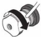 YAMAHA AS2200 - ■Lautsprecherkabel einsetzen - 3