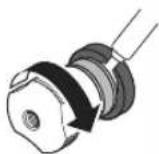 YAMAHA AS2200 - 2Tighten the knob. - 1