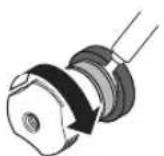 YAMAHA AS2200 - 2Revissez la borne. - 1