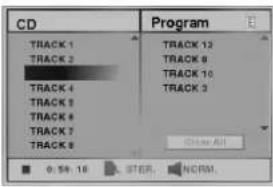 LG DV7911E5M - Herhaal stap 2 om bijkomende tracks op de geprogrammeerde lijst teplaatsen. - 1