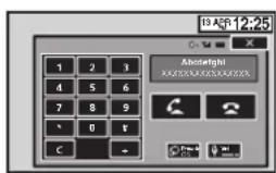 PIONEER AVHX5600BHS - Realización de un allamada ingresando el número de teléfono - 1