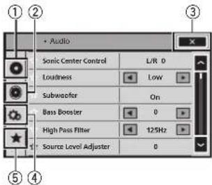 PIONEER AVHX5600BHS - Touchpanelkeys - 1