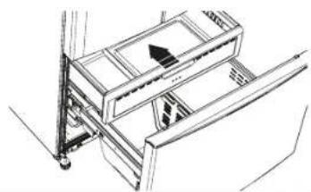 SAMSUNG RF266AEWP - Disassemble the Freezer drawer - 1