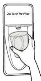 SAMSUNG RF266AEWP - Removing any residual matter inside the water supply line after installing the water filter. - 1