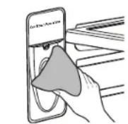 SAMSUNG RF266AEWP - Nettoyage des joints de porte - 1