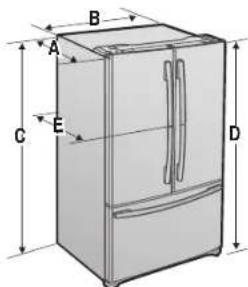 SAMSUNG RF266AEWP - Selecting the best location for the Refrigerator - 2