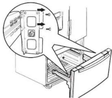 SAMSUNG RF266AEWP - Disassemble the Freezer drawer - 4
