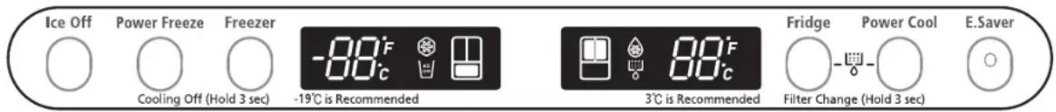SAMSUNG RF266AEWP - AFFICHEUR NUMÉRIQUE - 1