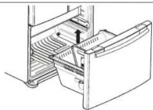 SAMSUNG RF266AEWP - Freezer Printer Bin - 1