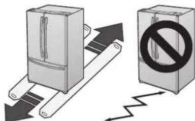 SAMSUNG RF266AEWP - Pour déplacer votre réfrigérateur - 3