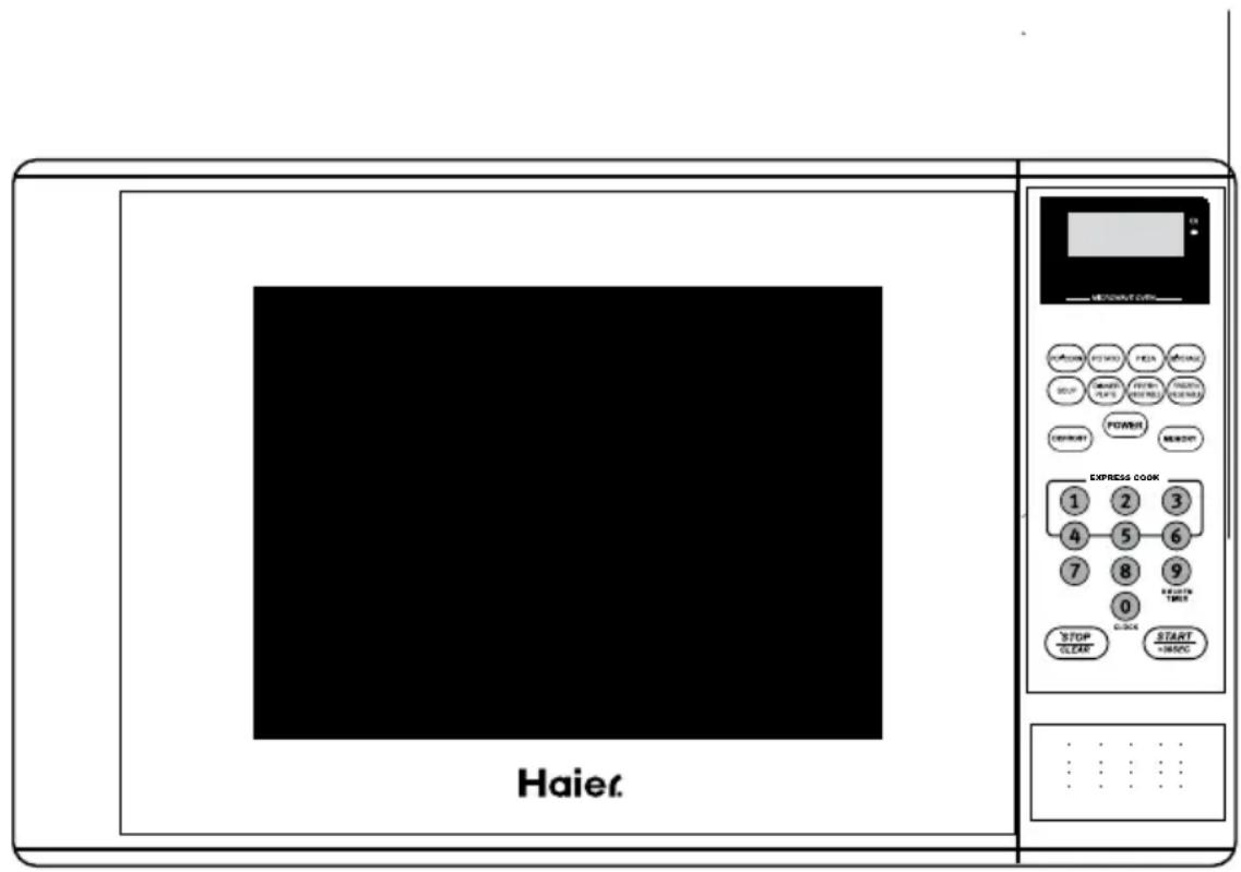 HAIER MWM0701TW - FOUR MICRO-ONDES DE 0.7 PIED CUBE ET 700 WATTS - 1