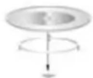 HAIER MWM0701TW - Installation du plateau tournant - 1