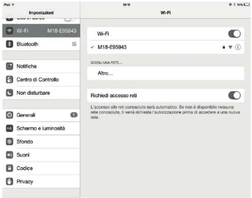 RCF M18 - Connettere il Mixer Digitale M 18 all'iPad per la prima volta - 1