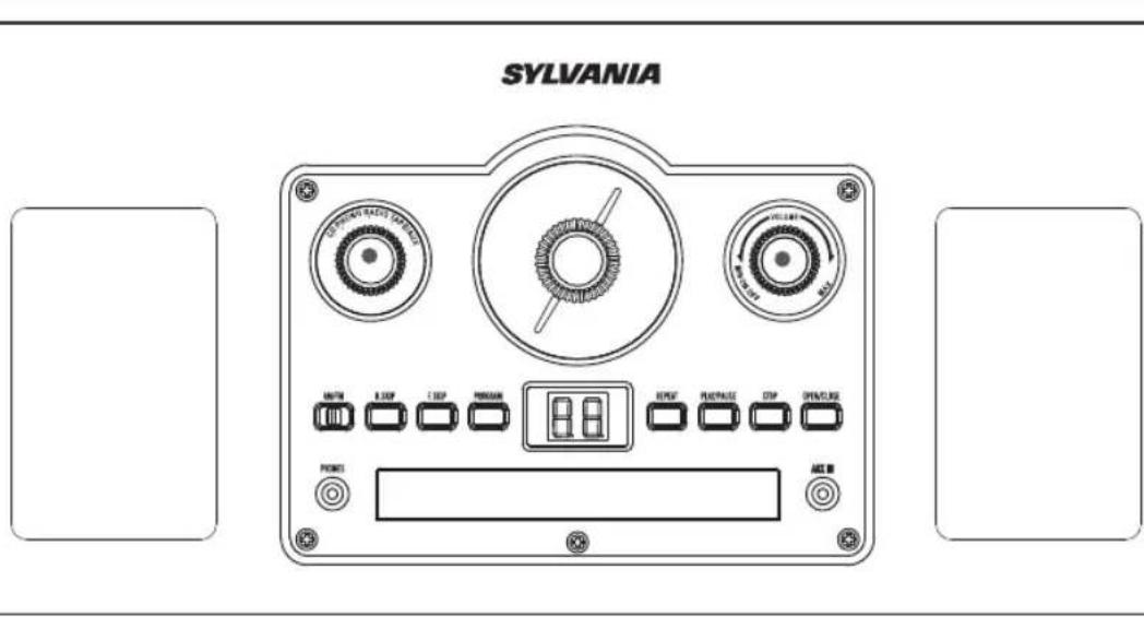 SYLVANIA Nostalgia SRCD838 - Nostalgia 5 in 1 Turntable Radio - 1