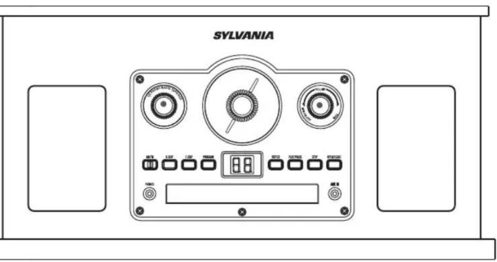 SYLVANIA Nostalgia SRCD838 - PLATINE Nostalgia 5 en 1 - 1