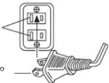 ALTEC LANSING PT6021 - CONNECTING THE POWER CORD (AC WALL SOCKET) - 1