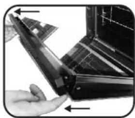 HOOVER HOXP0147BI - DESMONTAJE Y LIMPIEZA DE LA PUERTA DE VIDRIO - 7