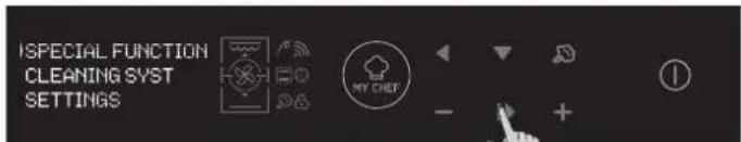 HOOVER HOXP0147BI - Funzionamento in modalità funzioni speciali - 1